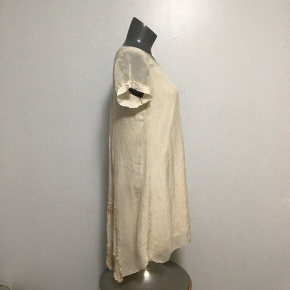 GIULIA Silk Tunic Dress with Lace Detailing Size XS - Picture 9 of 14